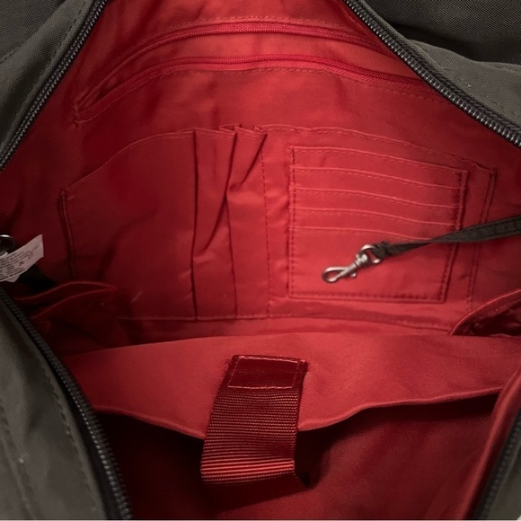 Baggallini Brown Messenger Bag laptop bag - Picture 6 of 10